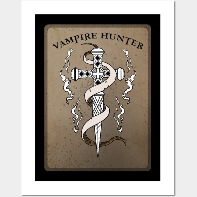 Vampire Hunter Wall Art by peekxel